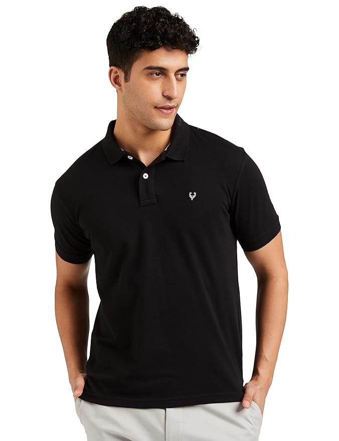 Men’s Polo T Shirt | Comfortable Rich Cotton Blend, Band Collar, Regular Fit | Stylish & Premium All Day Wea