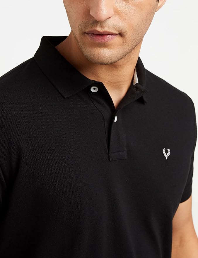 Men’s Polo T Shirt | Comfortable Rich Cotton Blend, Band Collar, Regular Fit | Stylish & Premium All Day Wea