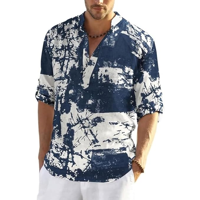 Men's Polycotton Floral Regular Shirt