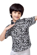 Boys Stylish Comfortable Cotton Shirt for Kids Boys Half Sleeve Shirt Casual Shirts for Kids 2-15Y