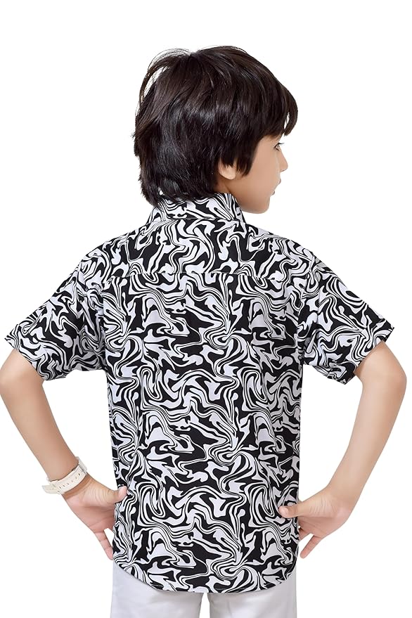 Boys Stylish Comfortable Cotton Shirt for Kids Boys Half Sleeve Shirt Casual Shirts for Kids 2-15Y