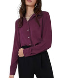Women's Rayon Oversized Fit Crop Top Korean Style Long Sleeve Oversized Button Down| Workwear Top for Office & Casual Wear (Available in Plus Size and Combo Pack of 2)