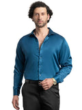 Mens Satin Regular Fit Formal Shirt