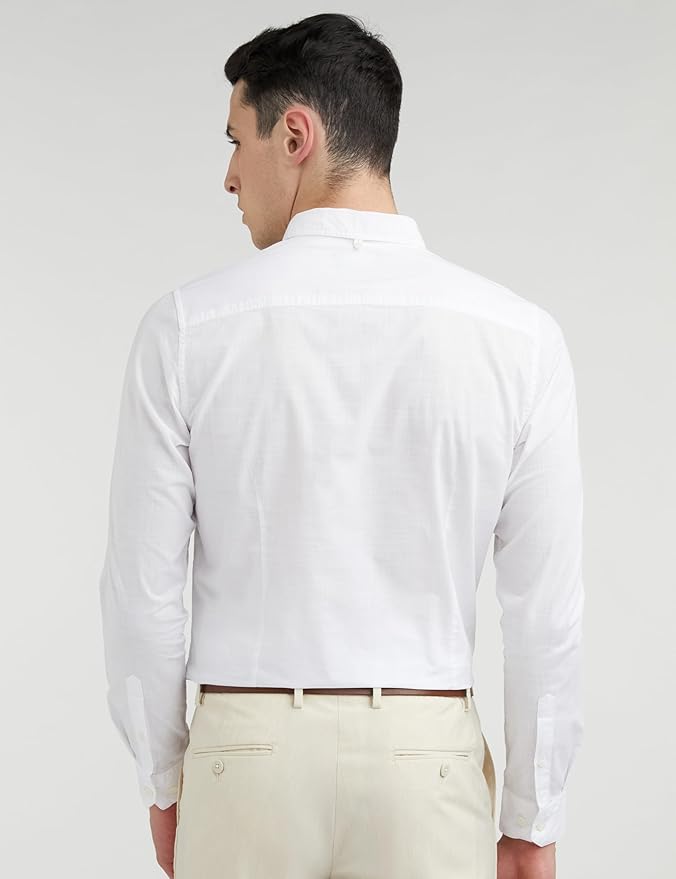Men's 100% Cotton Shirt | Long Seelves | Slim Fit Casual Shirt for Men