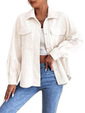 Women Poly Lycra Standard Length Oversized Jacket Korean Style Casual Outerwear | Streetwear Party Jacket with Trendy Loose Fit